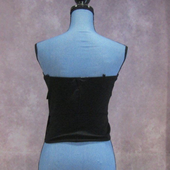 NEW Rampage Black Tube Top w/ Wraparound Size L - Picture 6 of 8